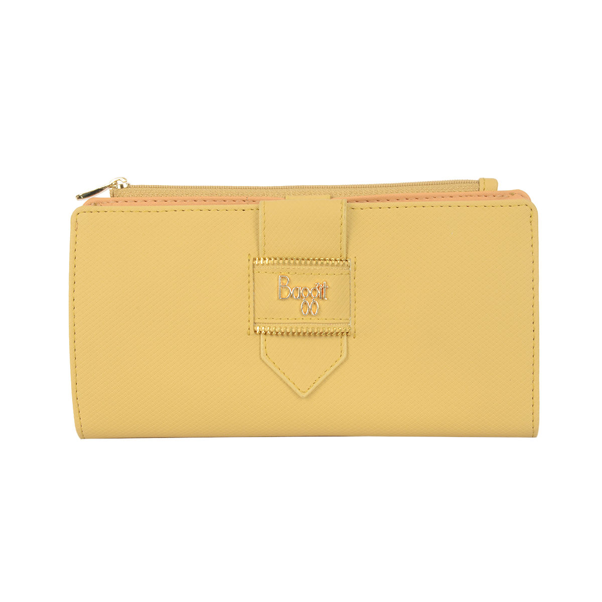 Buy Baggit Finey Sor Large Yellow 2 Fold Wallet Online