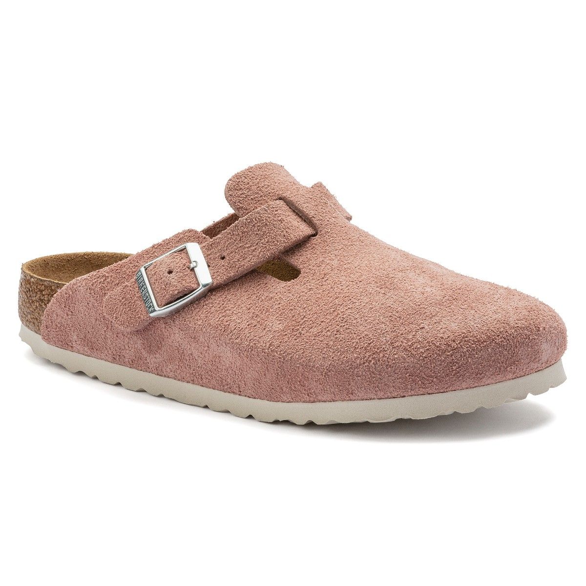 Buy Birkenstock Boston Soft Footbed Pink Clay Narrow Width Women