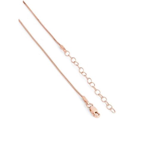 Buy LuxeVogue Rose Gold Plated 925 Sterling Silver Box Chain for