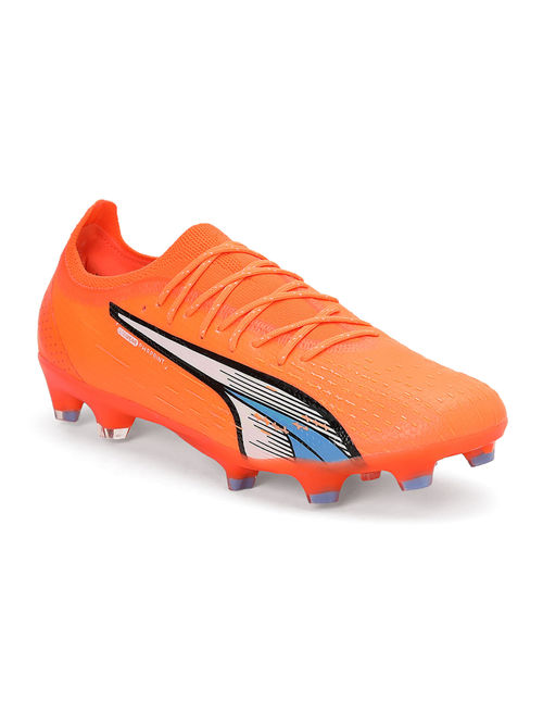 Puma Ultra Ultimate Fg Ag Unisex Orange Football Shoes