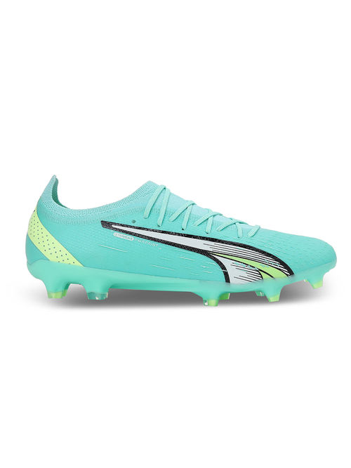 Puma Ultra Ultimate Fg Ag Unisex Green Football Shoes (UK 3)