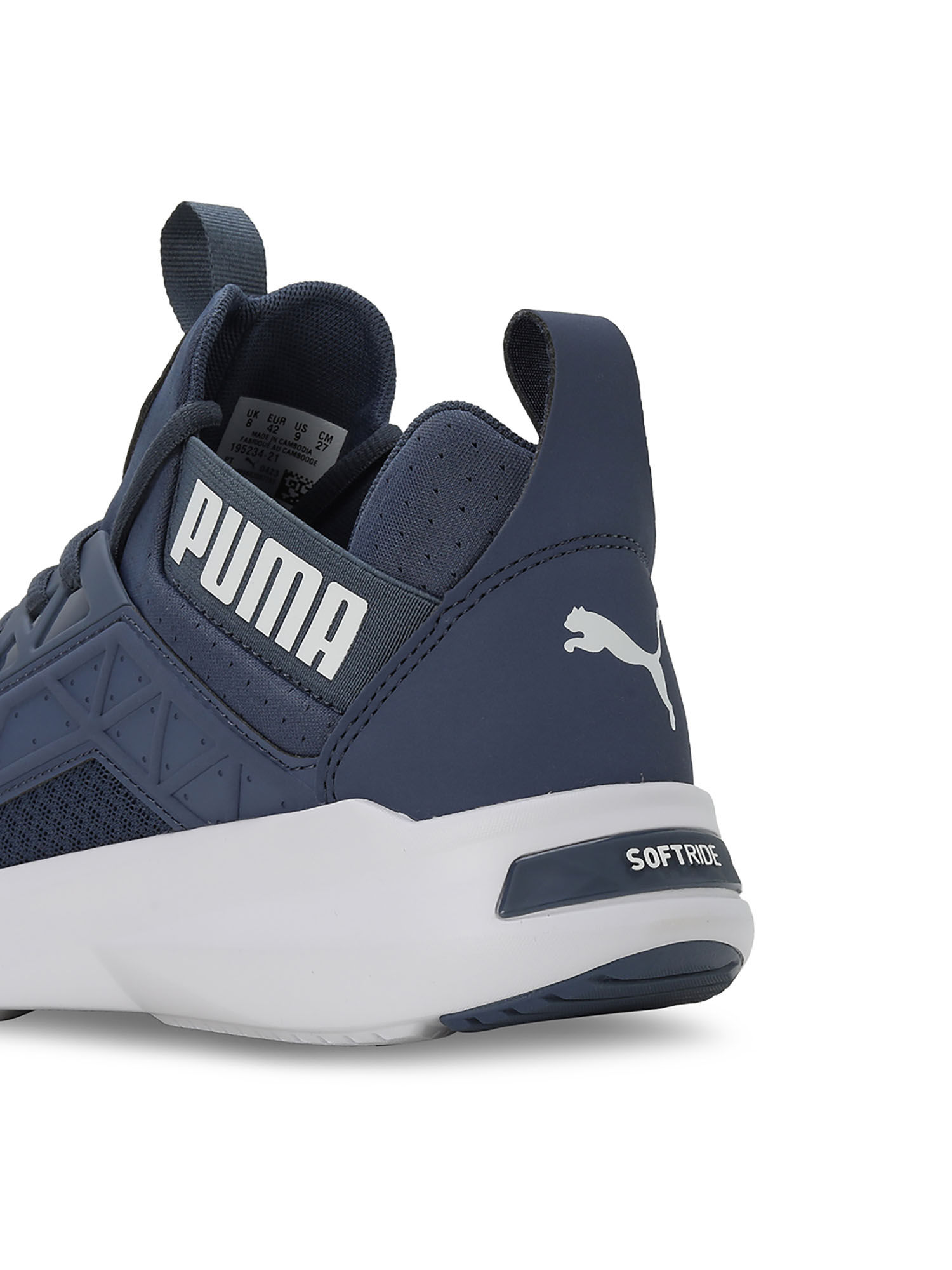 Puma navy sale blue running shoes