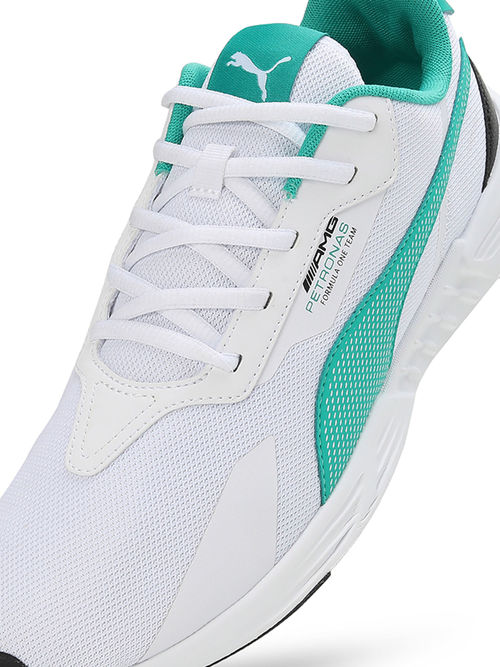 Puma Mercedes Amg Petronas F1 Tiburion Unisex White Sneakers (UK 6)