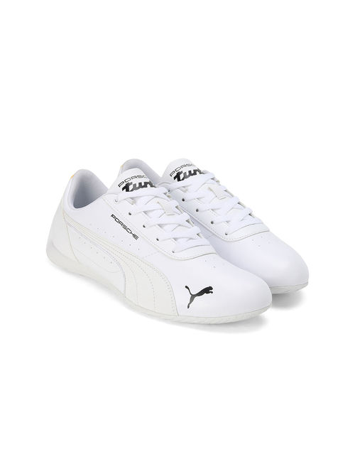 Puma Porsche Legacy Neo Cat Unisex White Sneakers (UK 8)