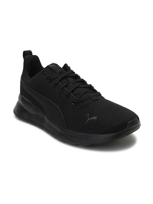 Puma Anzarun Lite Unisex Black Sneakers (UK 10)