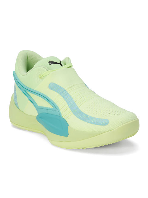 Puma Rise Nitro Unisex Off White Basketball Shoes (UK 6)
