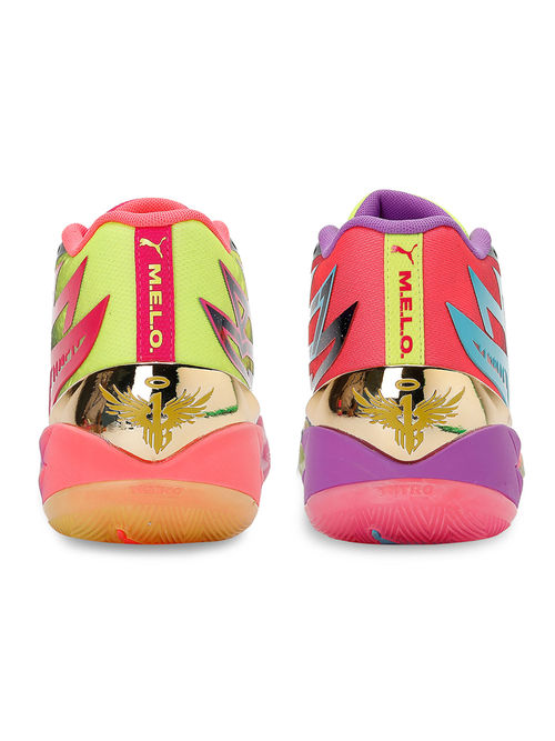 Puma Be You Unisex Multi Color Basketball Shoes (UK 3)