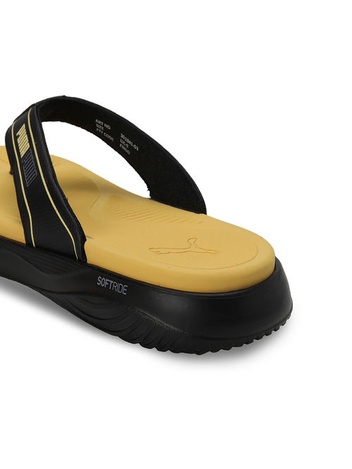 Puma Softride Seave V1 Unisex Yellow Flipflops
