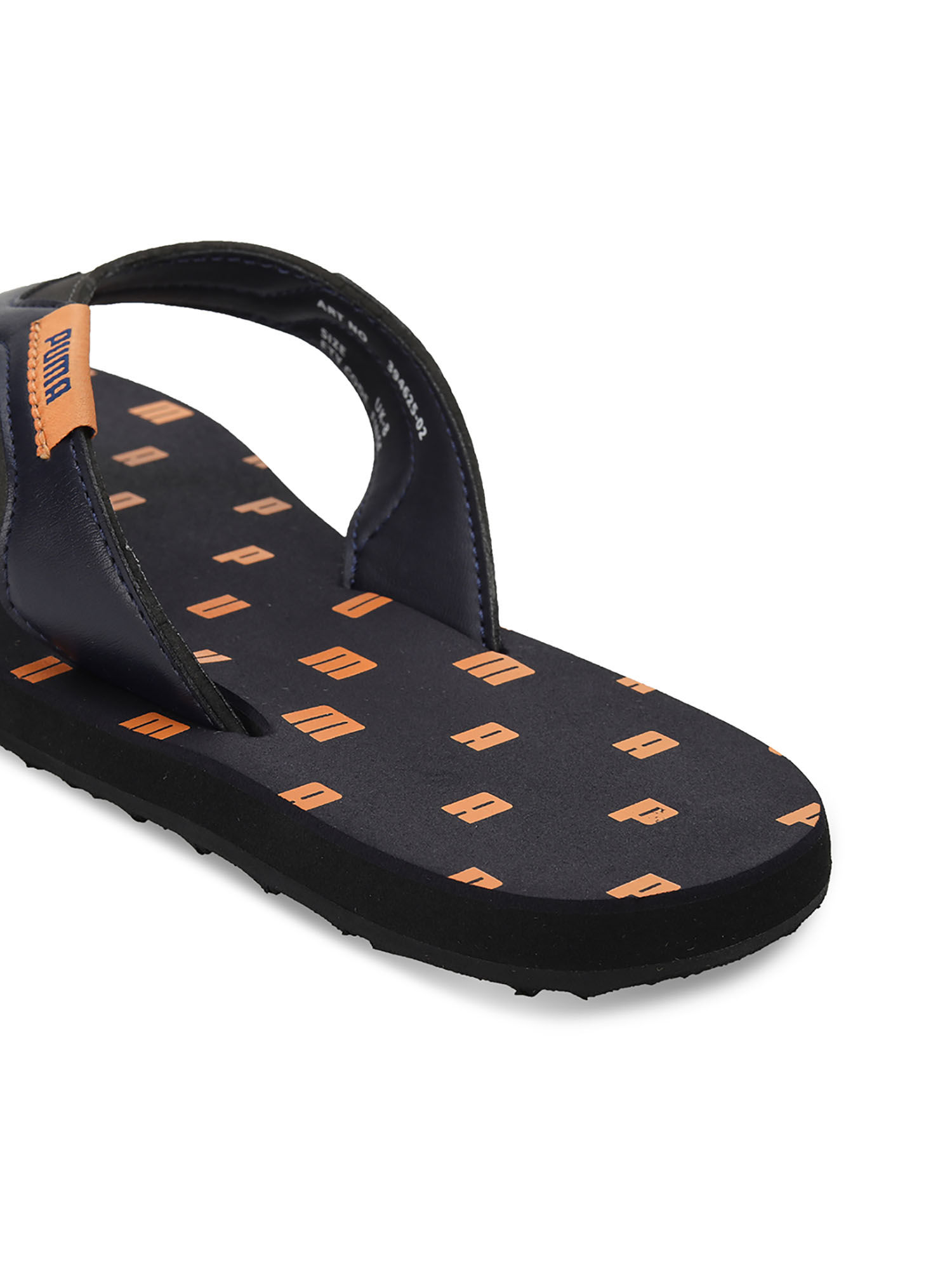 Mens navy blue online flip flops