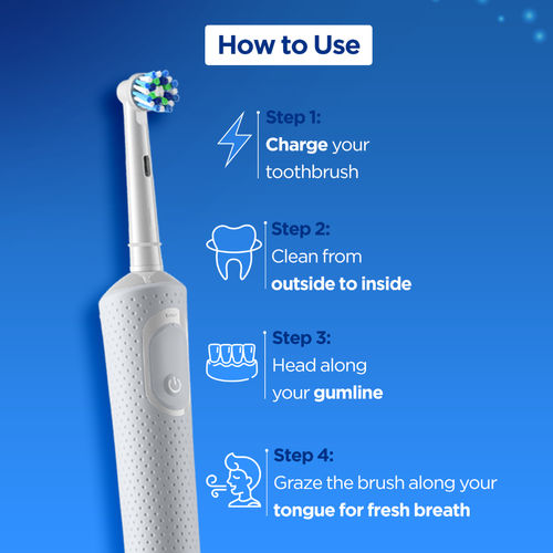 Oral-B Vitality Pro Electric Toothbrush White - Veli store