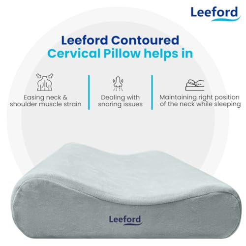 Buy Leeford Contoured Cervical Pillow for Neck Pain Online