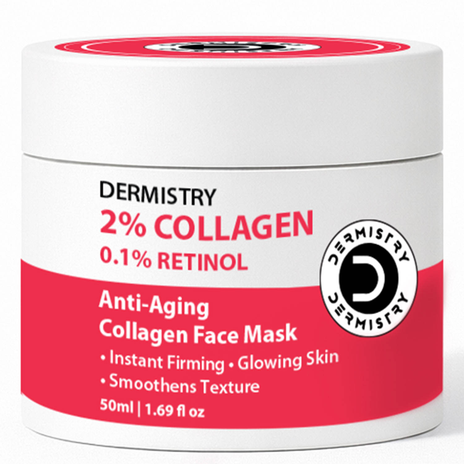 DERMISTRY Anti Aging Collagen Retinol Face Pack Mask Instant Tightening Firming Ageing Glowing Skin