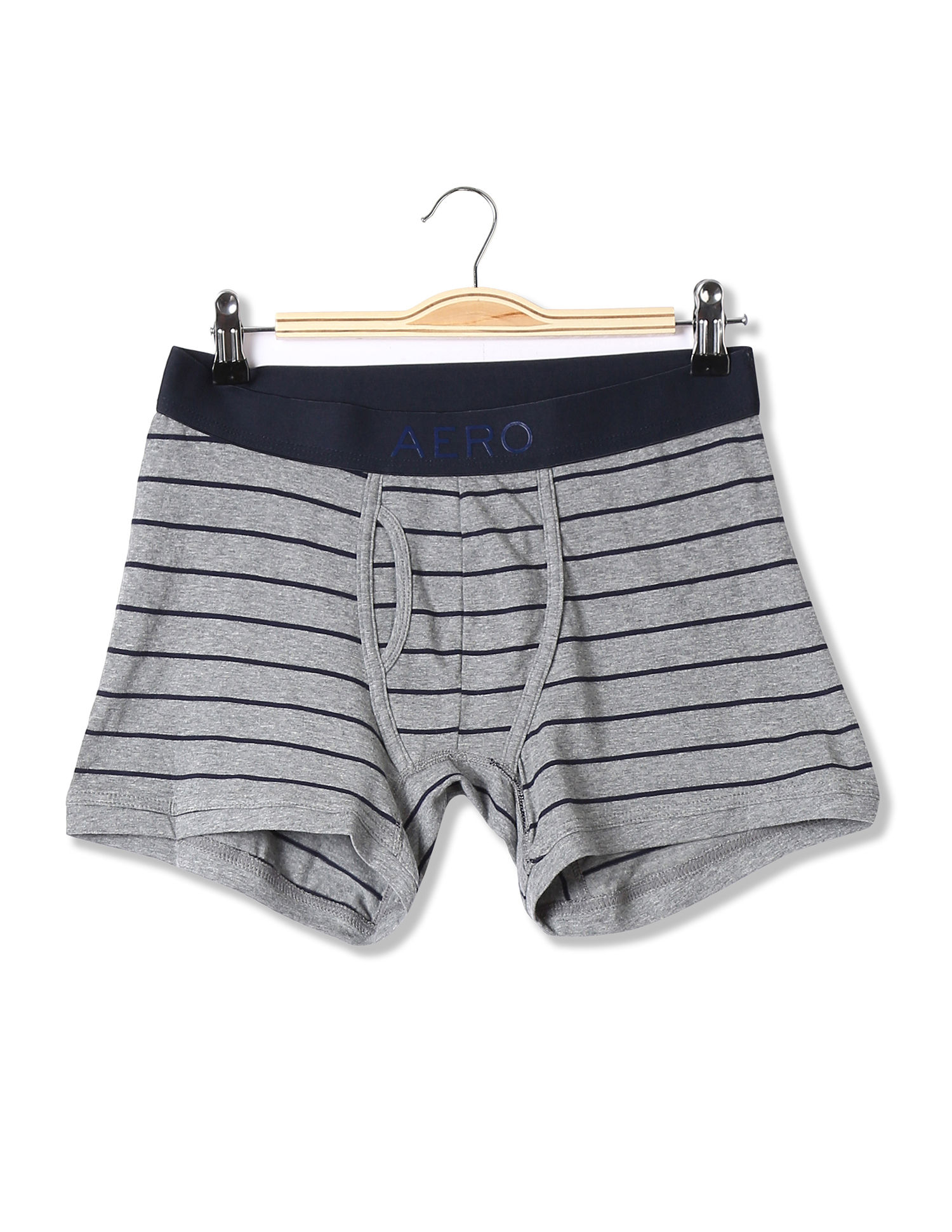 Buy Aeropostale Striped Boxer Briefs Grey Online