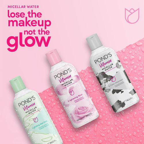 Ponds Vitamin Micellar Water Brightening Rose Buy Ponds Vitamin Micellar Water Brightening Rose Online At Best Price In India Nykaa