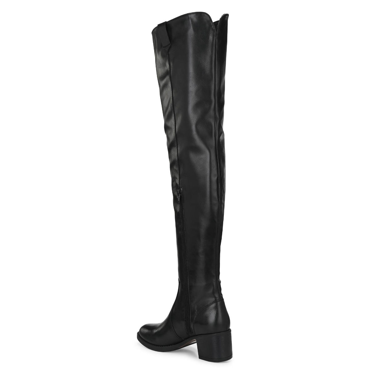 Delize Womens Black Thigh High Boots: Buy Delize Womens Black Thigh ...