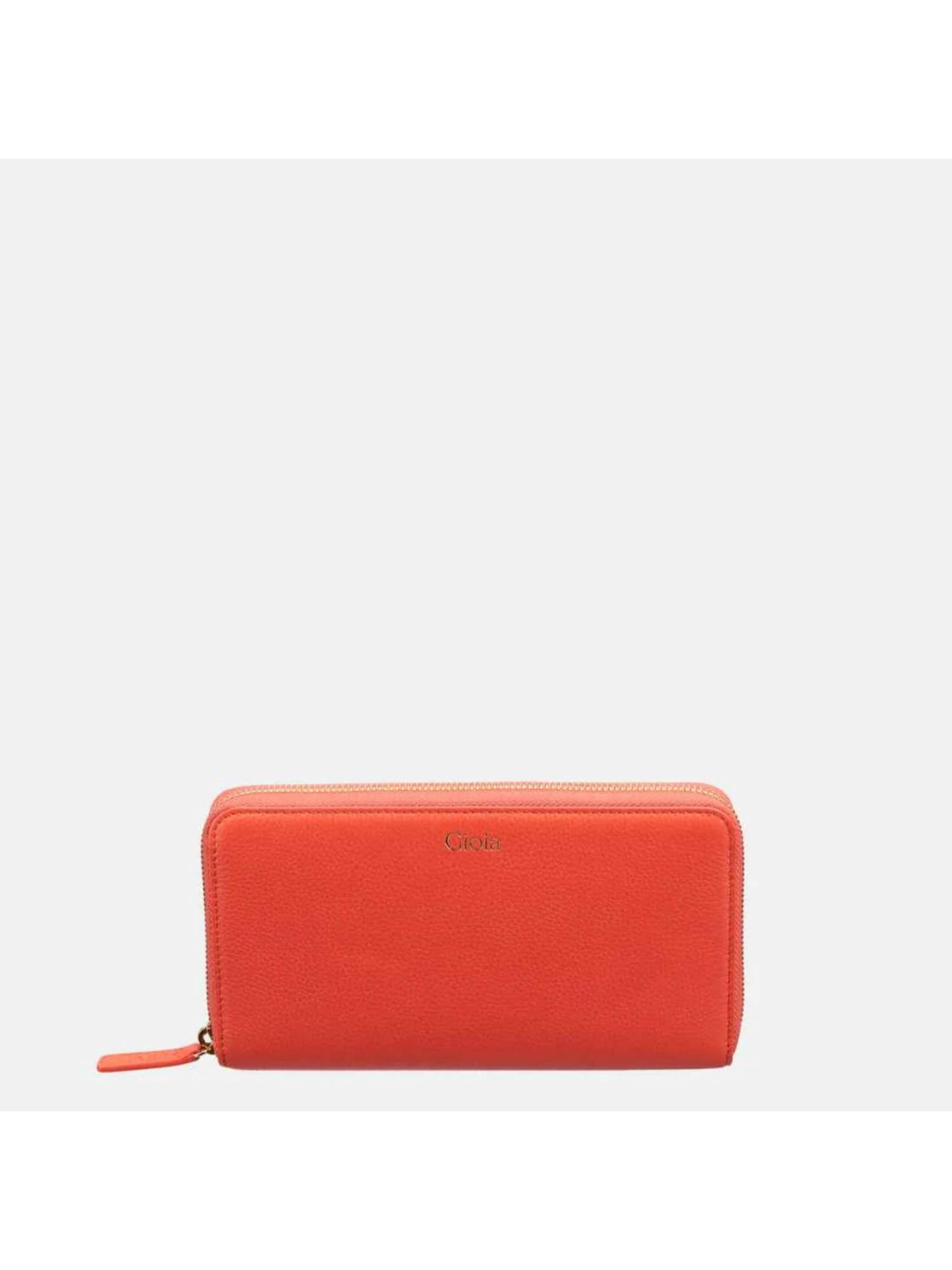 Gioia Ava Ziparound Wallet Orange