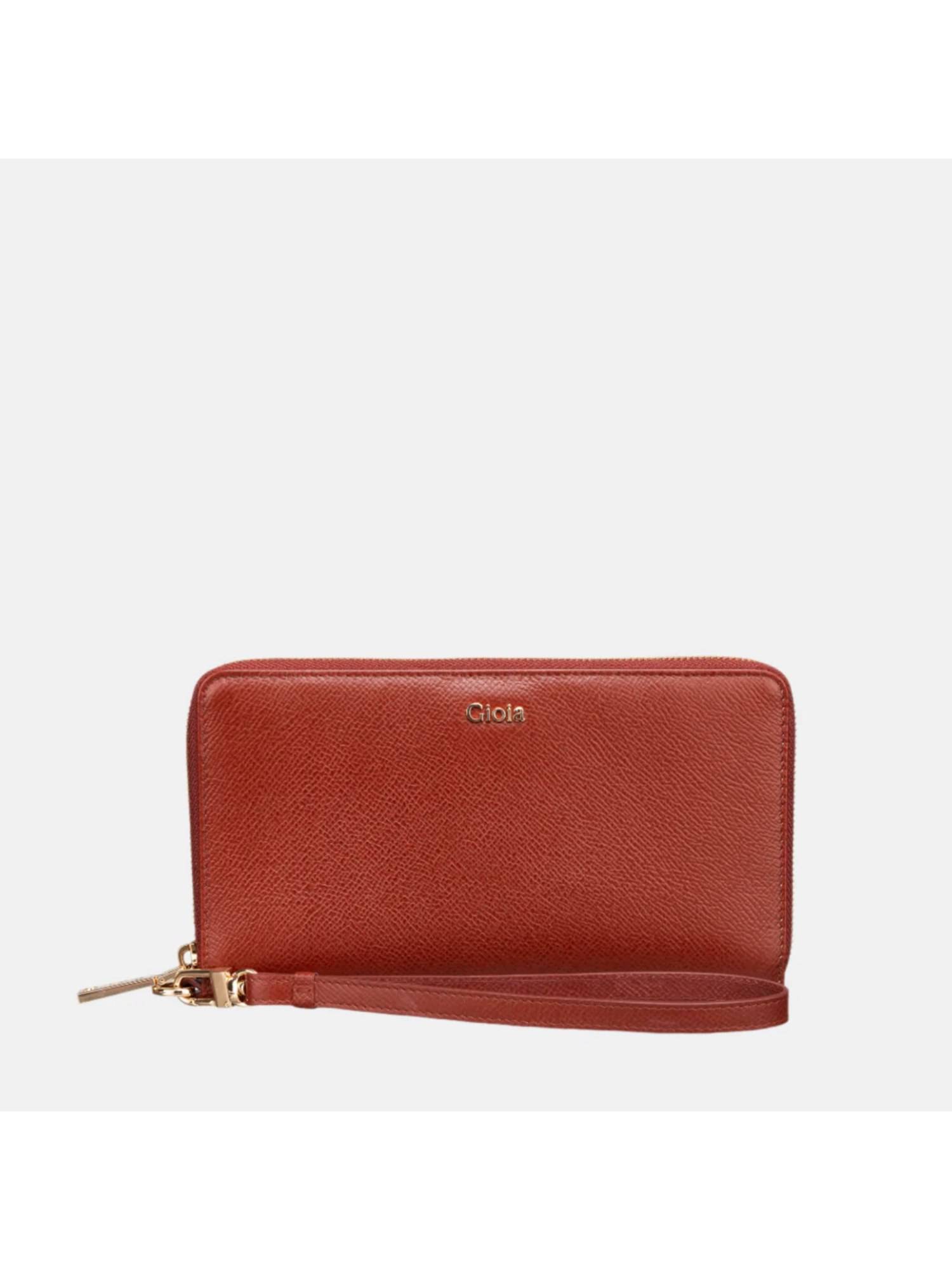 Gioia Bello Travel Wallet Maroon