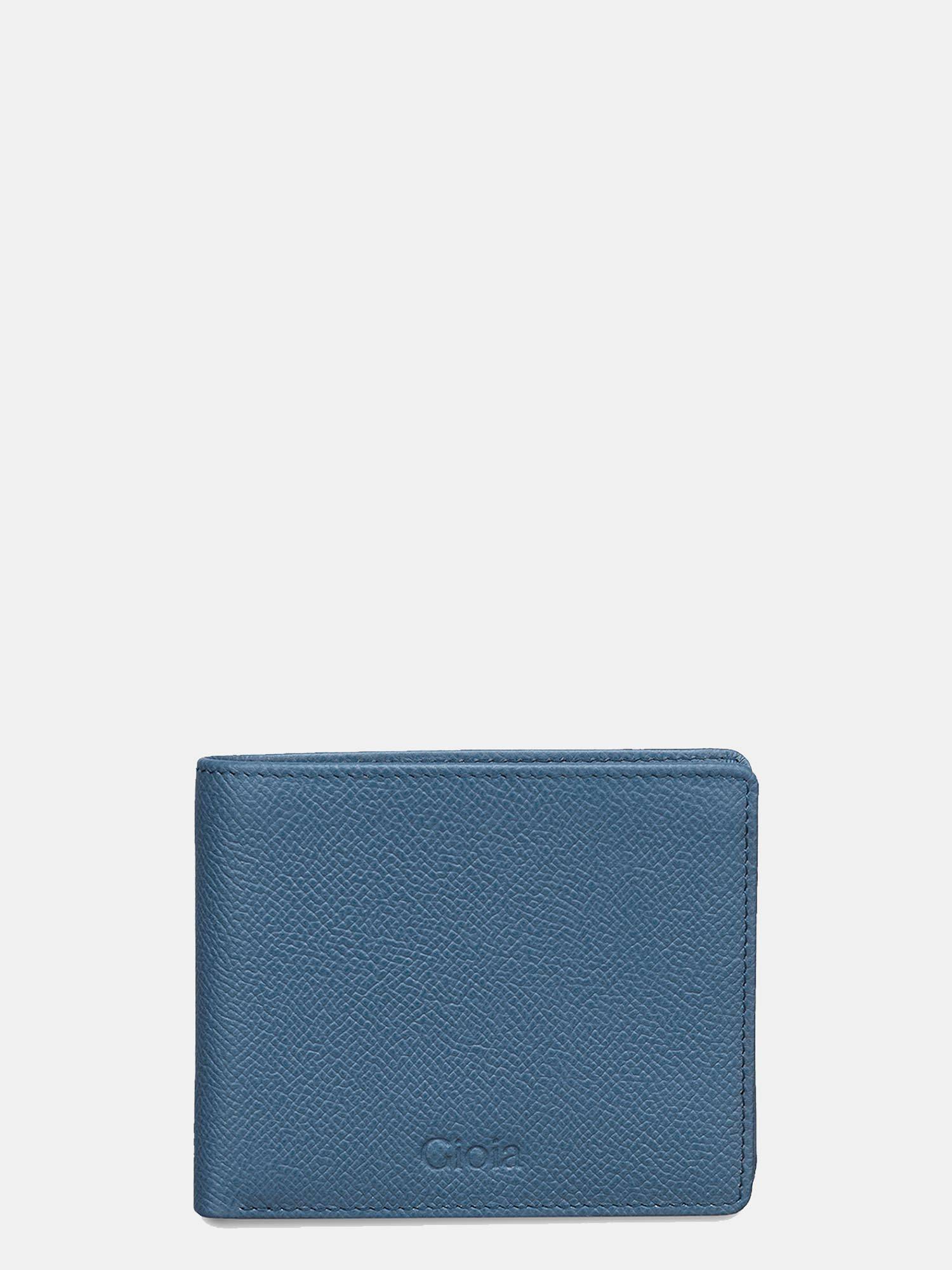 Gioia Bello Bifold Wallet with Coin Case 3Cc Blue