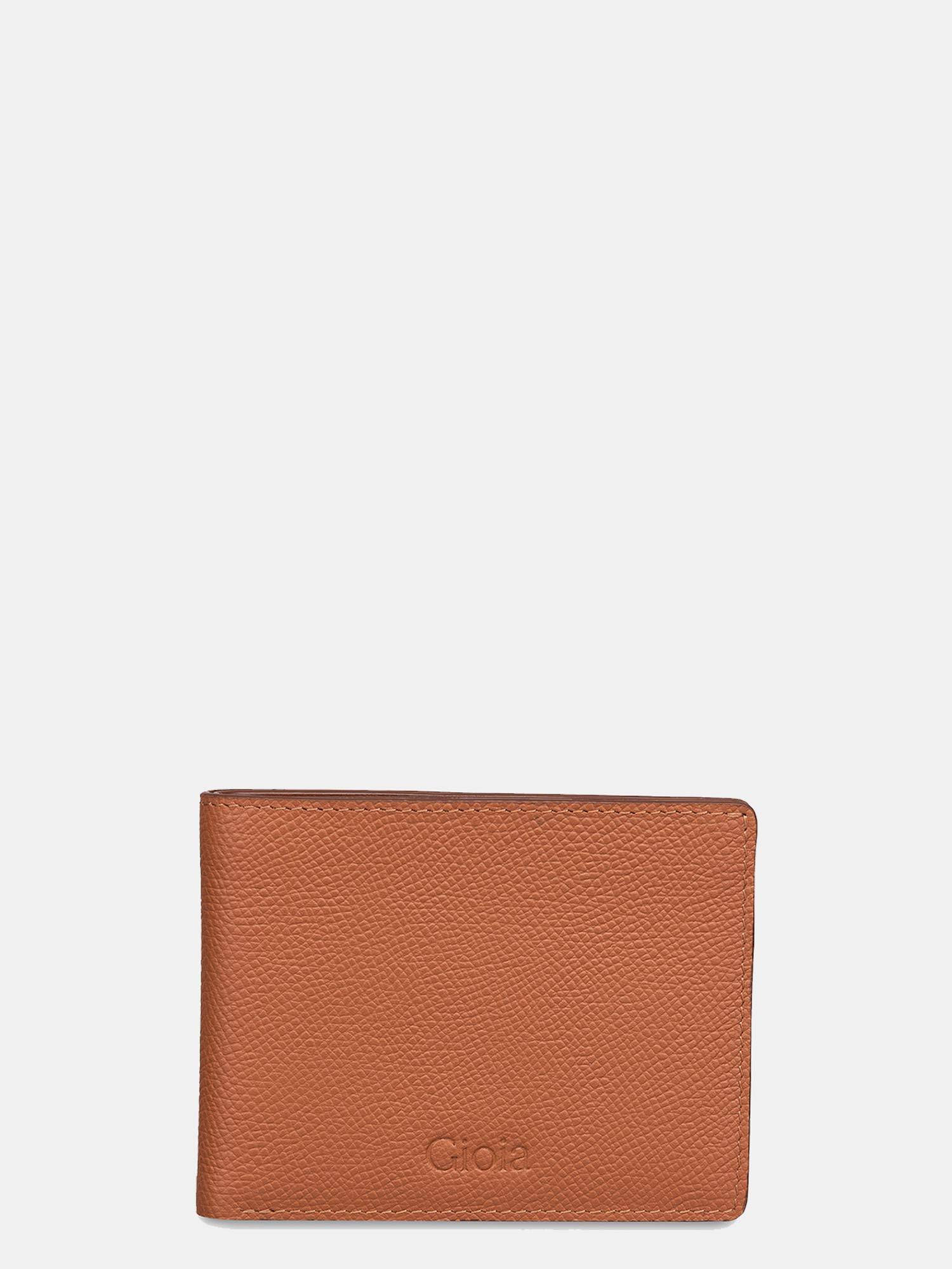Gioia Bello Mini Bifold Wallet 6Cc Tan