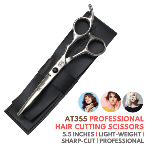 Alan Truman AT355 Black Screw  Inch Professional Hair Cutting Scissors:  Buy Alan Truman AT355 Black Screw  Inch Professional Hair Cutting  Scissors Online at Best Price in India | Nykaa