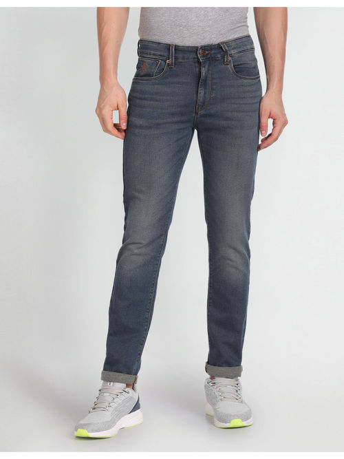 Buy Polo Denim Regallo Skinny Fit Navy Blue Jeans