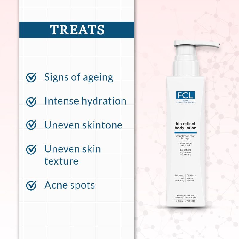 FCL Bio Retinol Body Lotion, For SkinAgeing, Keratosis Pilaris