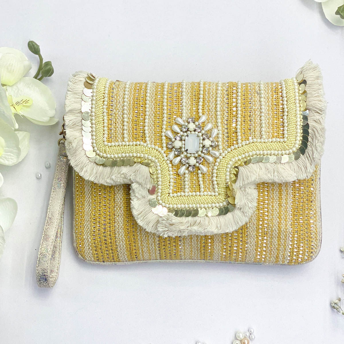 Polene - Pastel Yellow Micro Crossbody Purse – Current Boutique