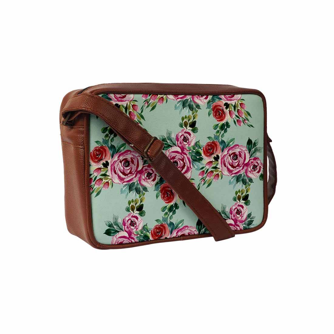 Crazy Corner Painted Floral Rectangle Sling Bag: Buy Crazy Corner ...