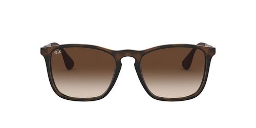 Buy Ray-Ban 0RB4187 Brown Gradient Chris Square Sunglasses (54 mm