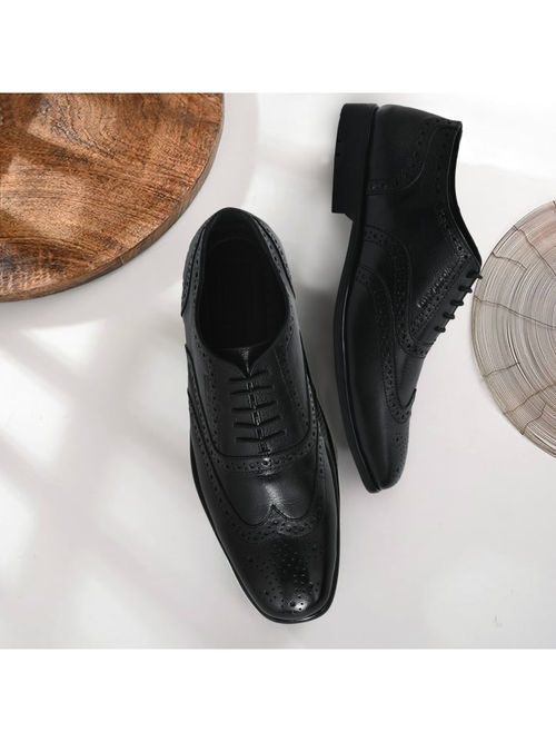 Derby Shoes Woodland Shoes Black Formal Buy WOODLAND Mens Black