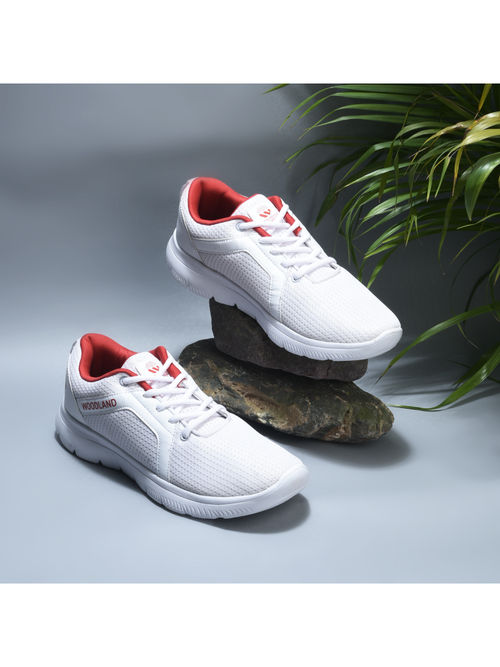 Buy WOODLAND Mens White Sports Running Shoes Online