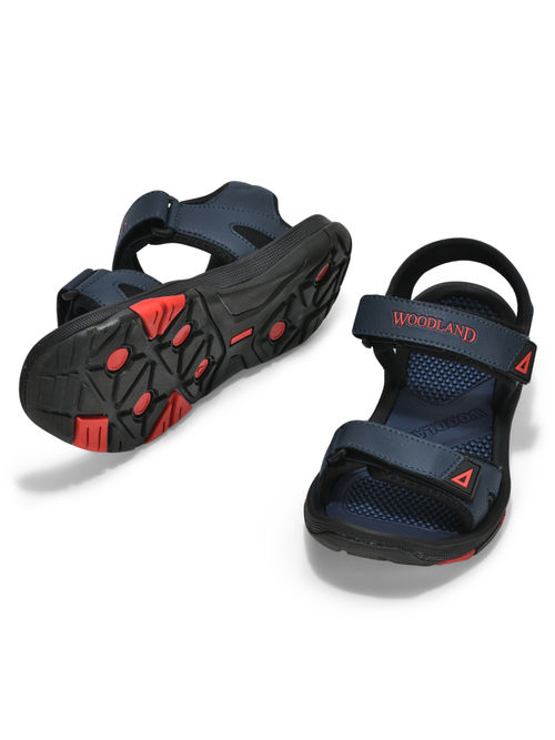 Buy WOODLAND Mens Navy Blue Sports Sandals Online
