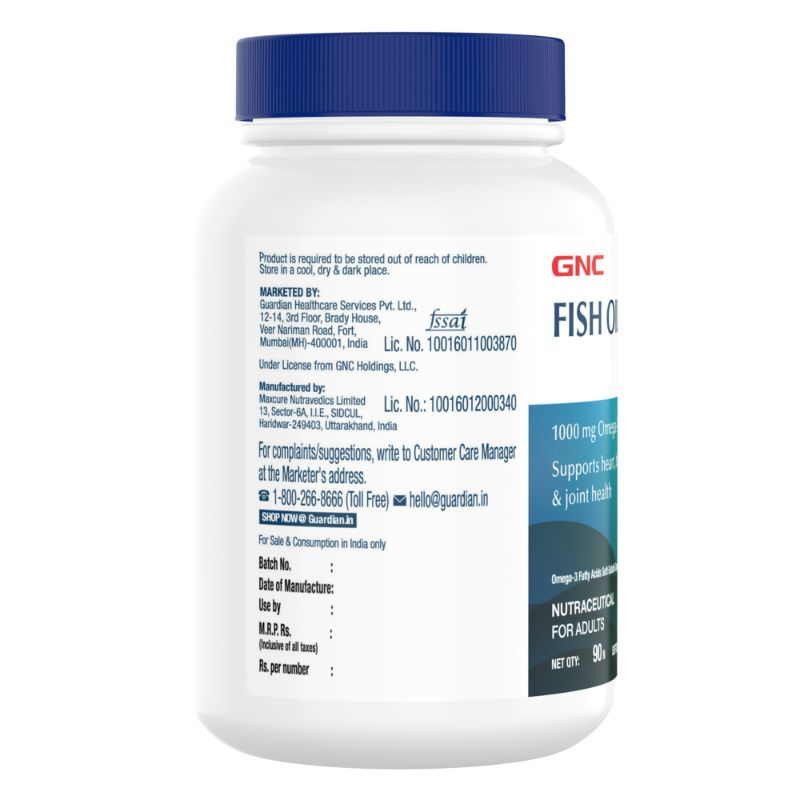 Gnc fish hotsell oil 1000