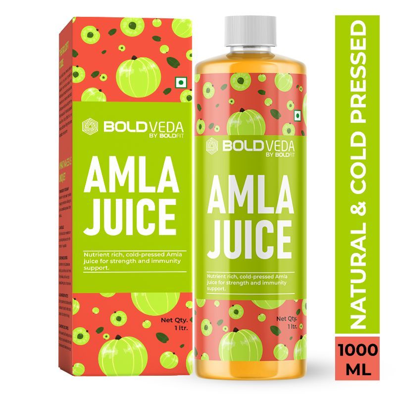 Boldfit Boldveda Pure Natural Amla Juice For Immunity Boosting