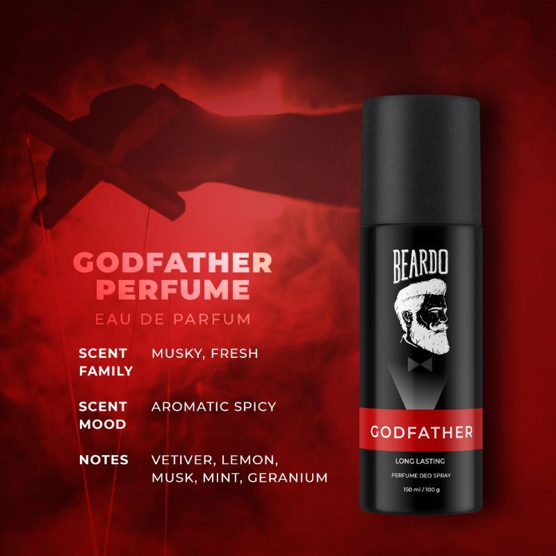 Buy Beardo Godfather Perfume Deo Spray for Men Citrus Aromatic