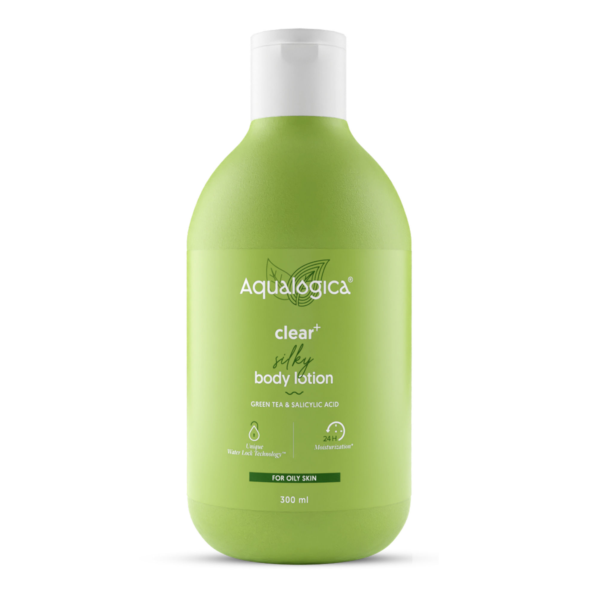 Aqualogica Clear+ Silky Body Lotion with Green Tea & Salicylic Acid