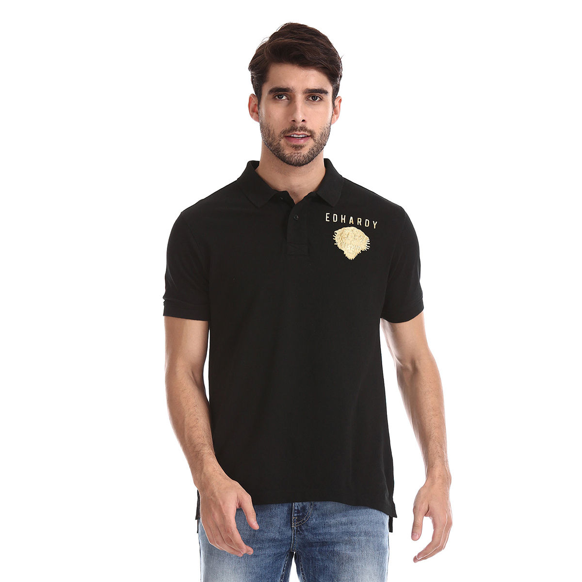 Ed hardy black outlet t shirt