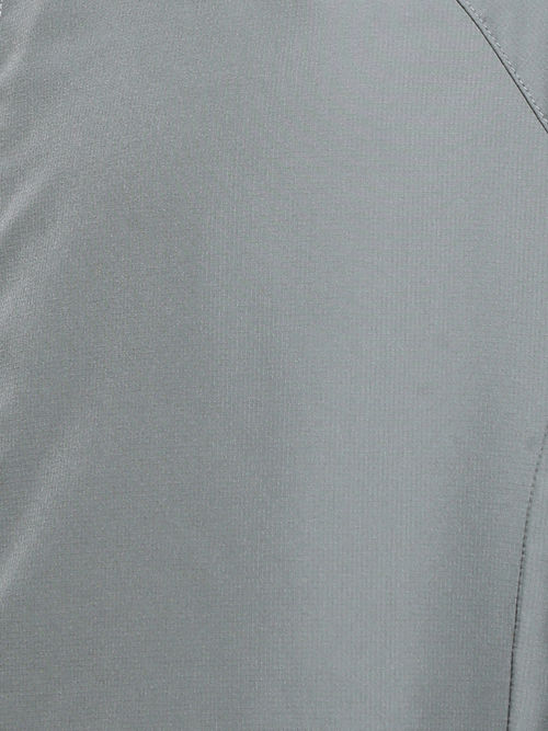 Buy Men's Microfiber Fabric Water Resistant Convertible Hoodie Jacket-  Quiet Shade MV40