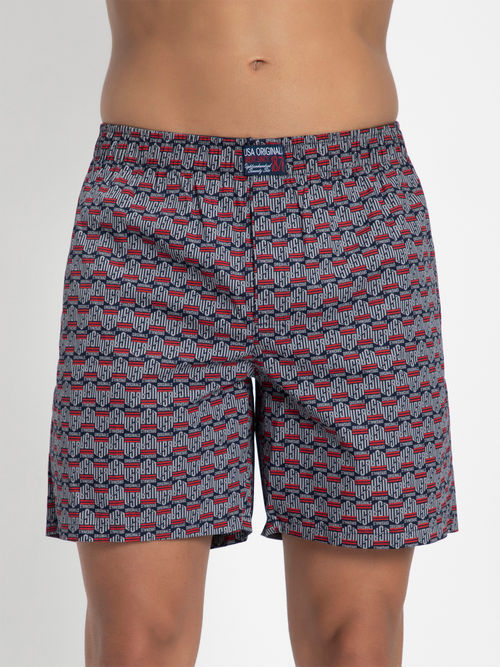 Buy Jockey Us57 Mens Mercerized Cotton Woven Printed Boxer Shorts