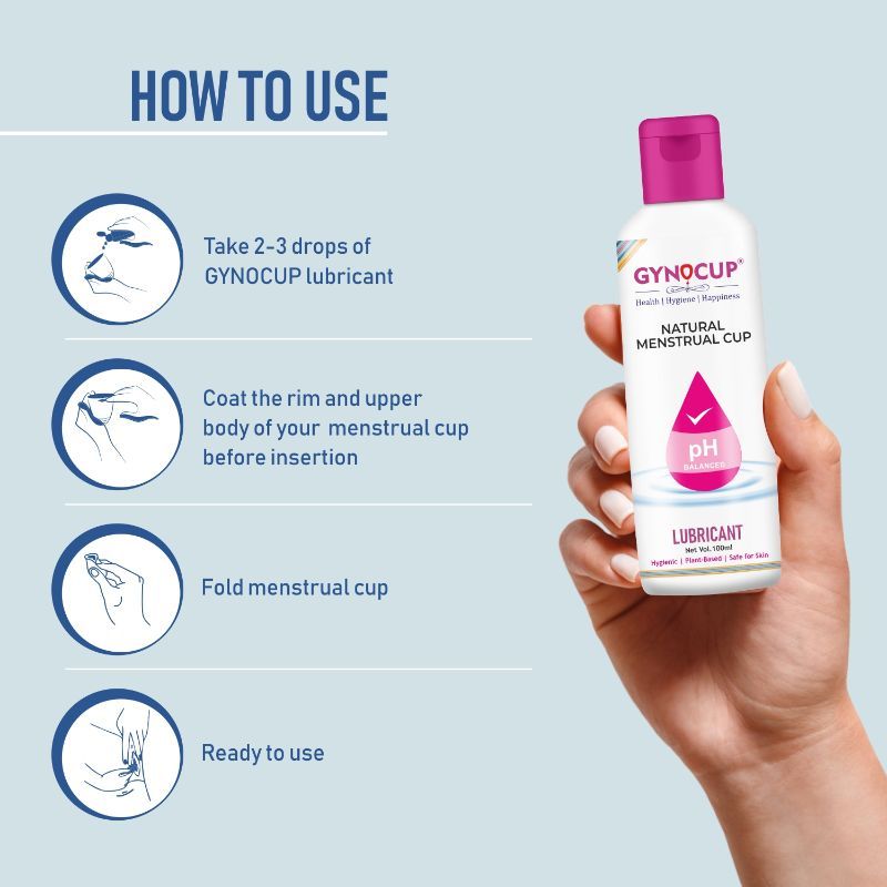Gynocup Menstrual Cup Lubricant Water Based & Ph Balanced Buy Gynocup