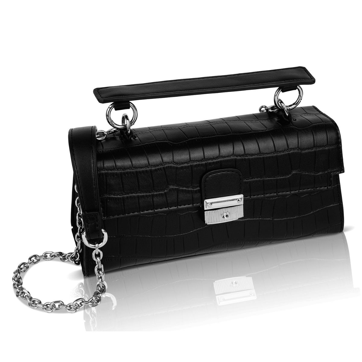 Buy Angeline Rectangle Shape Royal Feel Designer Sling Bag Online