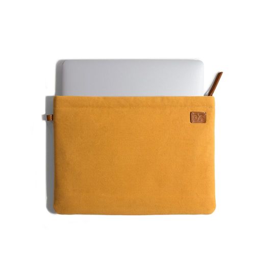 Buy DailyObjects Mustard Yellow Skipper Sleeve Medium Macbook