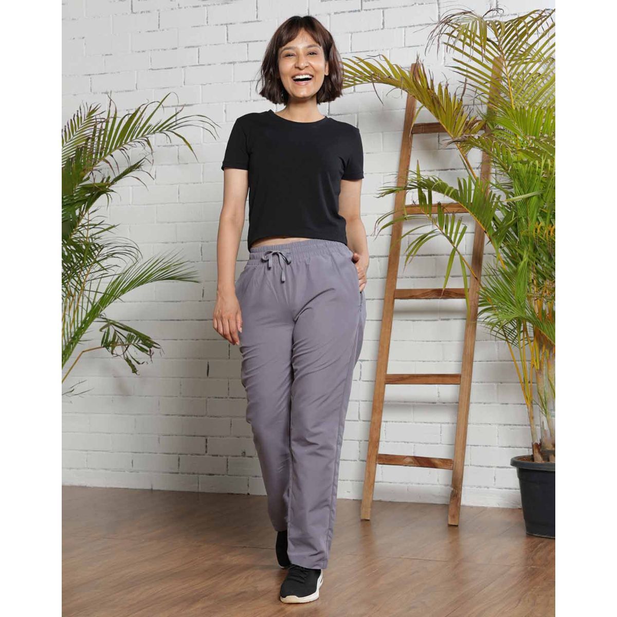 Buy Bliss Club Women Grey All Terrain Pants with Water-repellent