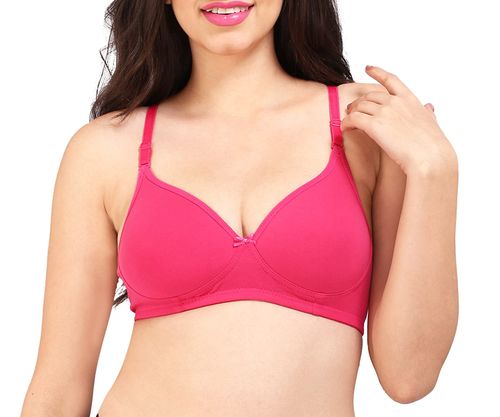 Buy Bralux Multi-way B Cup Cotton Non-wired Thin Padded Bra With
