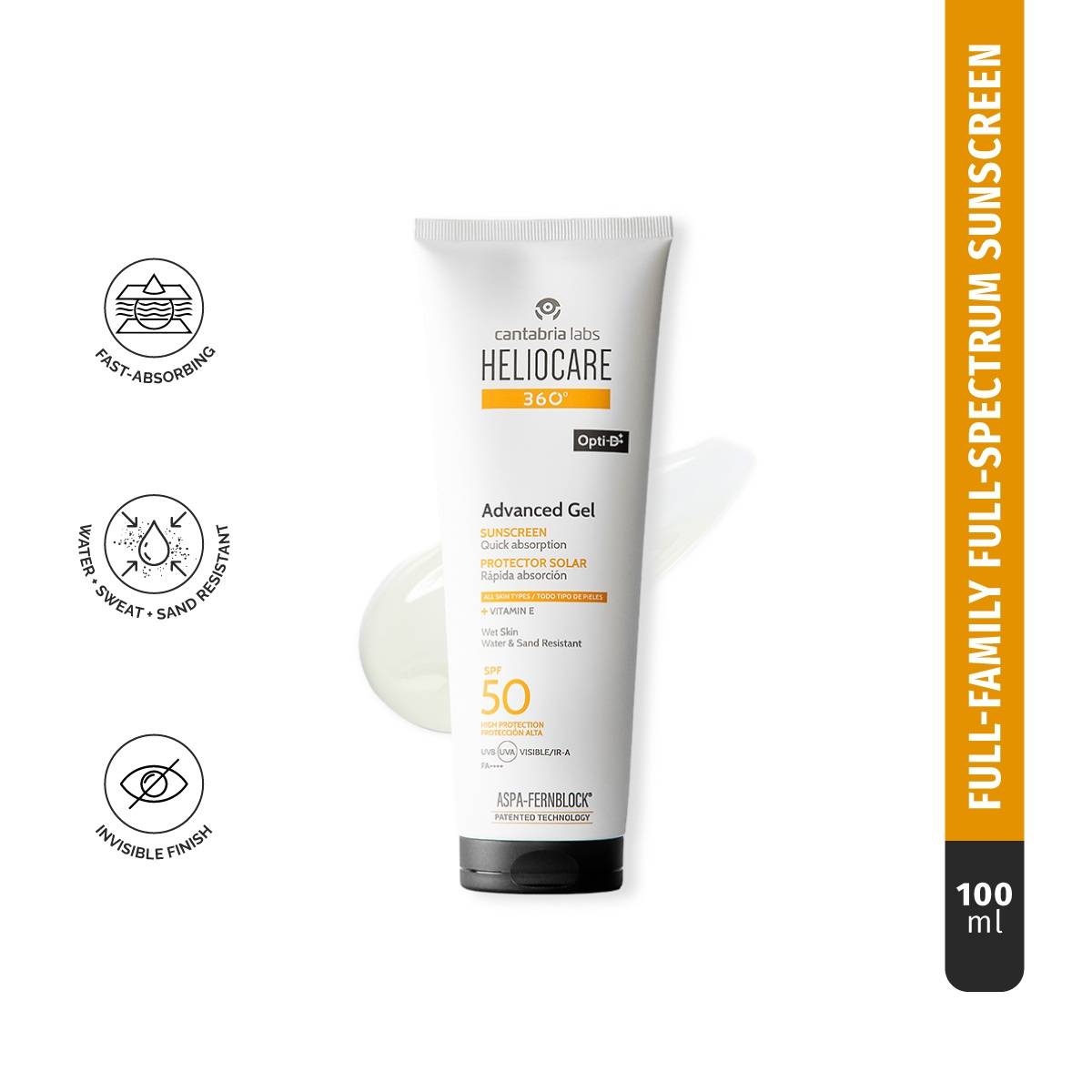 Heliocare 360 Advanced Gel SPF 50 Sunscreen For Daily Sun Protection