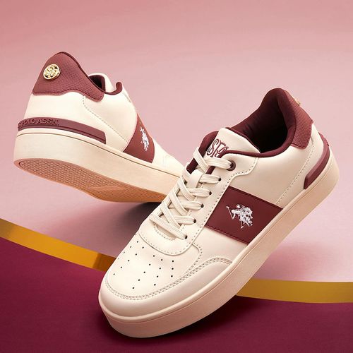 Buy POLO Women Uno Cream Sneakers Online