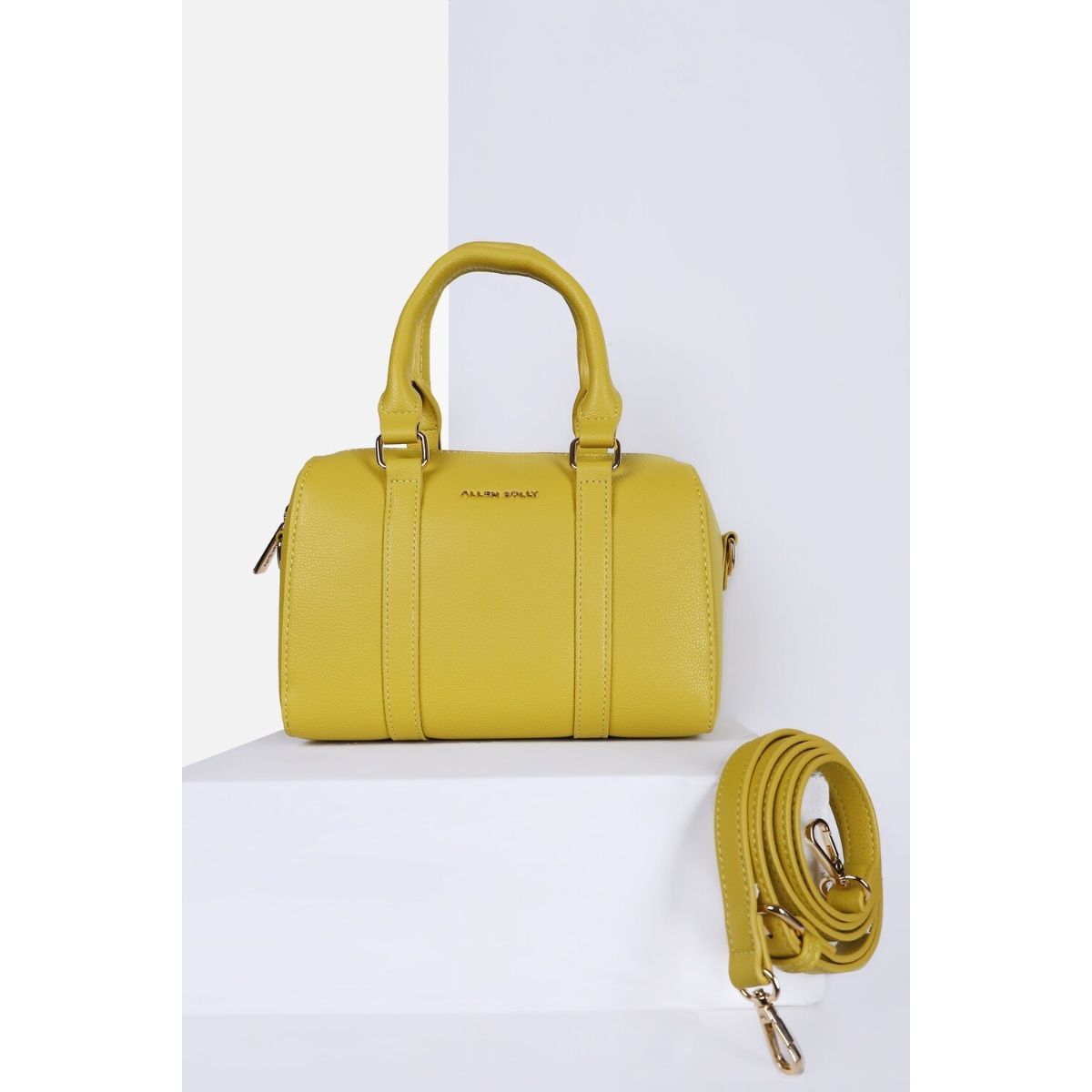 Buy Allen Solly Women Yellow Casual Handbag ith Detachable Strap Online