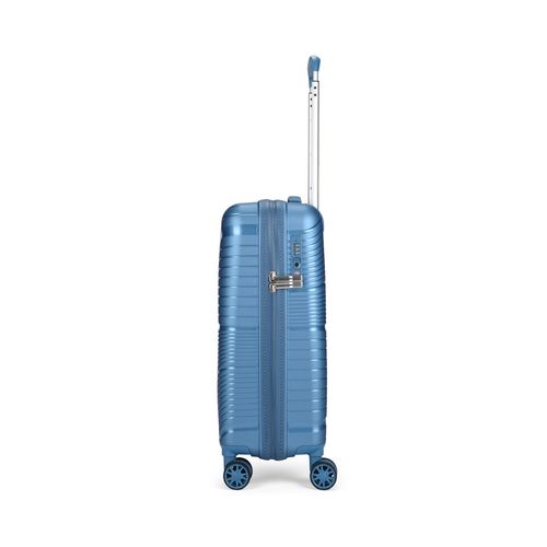 Buy Skybags Skylite Blue Hard Luggage 8-Wheel Suitcase Cabin