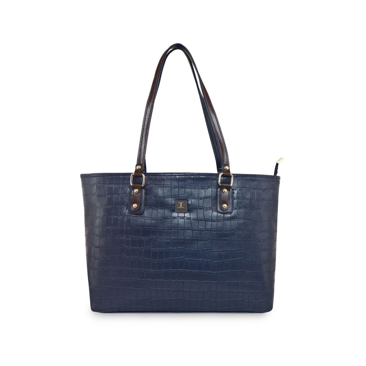Shoulder Bag Printed Basket ESBEDA Blue Leatherette (Pu) Regular Handbag,  200, Size: 35cm