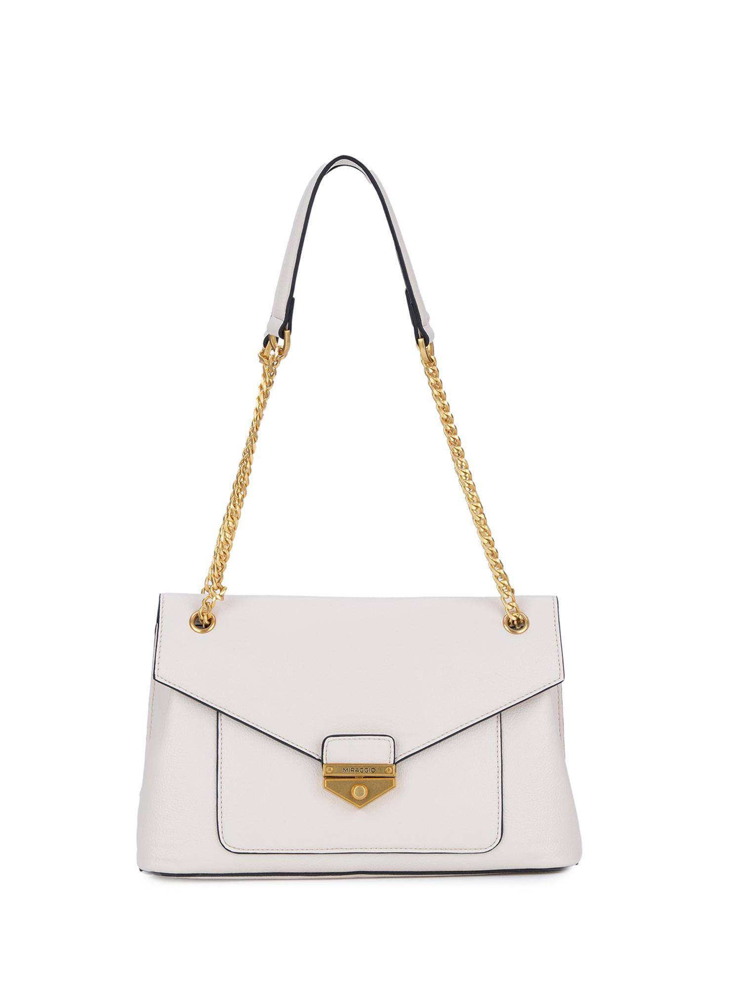 MIRAGGIO Radz Ivory Shoulder Bag (M)